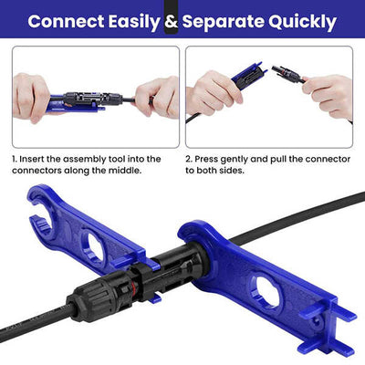Connect easily and separate quickly