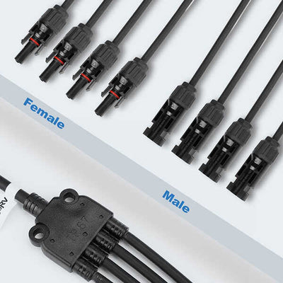 Female and male connector