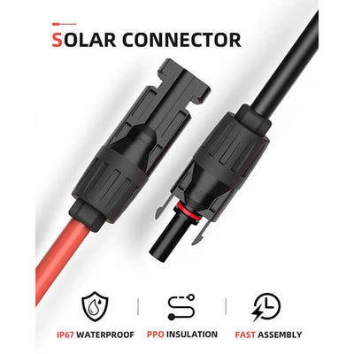 MC4 Solar Panel Extension Cable Connector