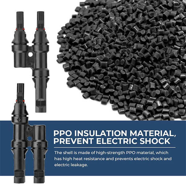 Solar Branch Connectors PPO Insulation Material