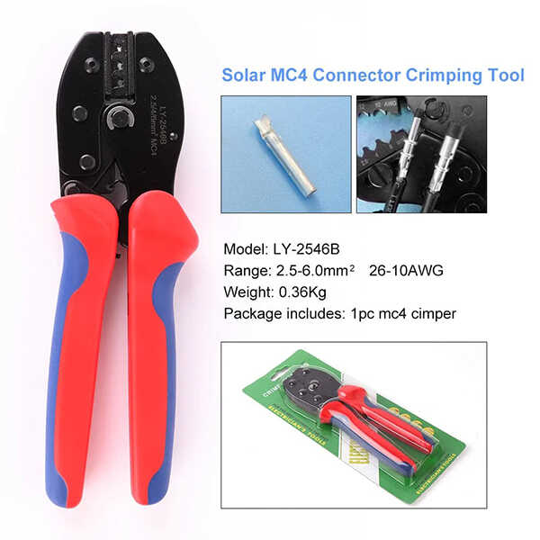 Solar MC4 Connector Crimping Tool