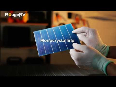 BougeRV Yuma 400W(100W*4pcs) CIGS Thin-Film Flexible Solar Panel (Rectangle with Adhesive)