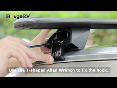 Roof Rack Cross Bars (Universal, 53'' Silver)