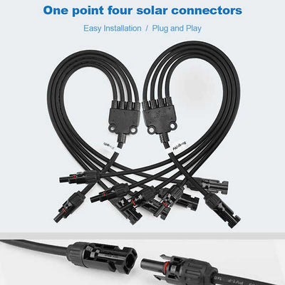 one point four solar connectors